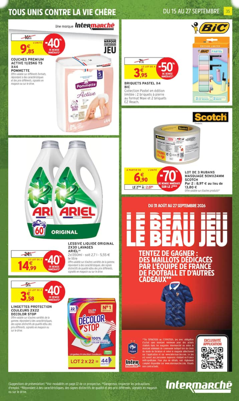 Intermarché Super catalogue du 15/09 au 28/09/2026 – page 35