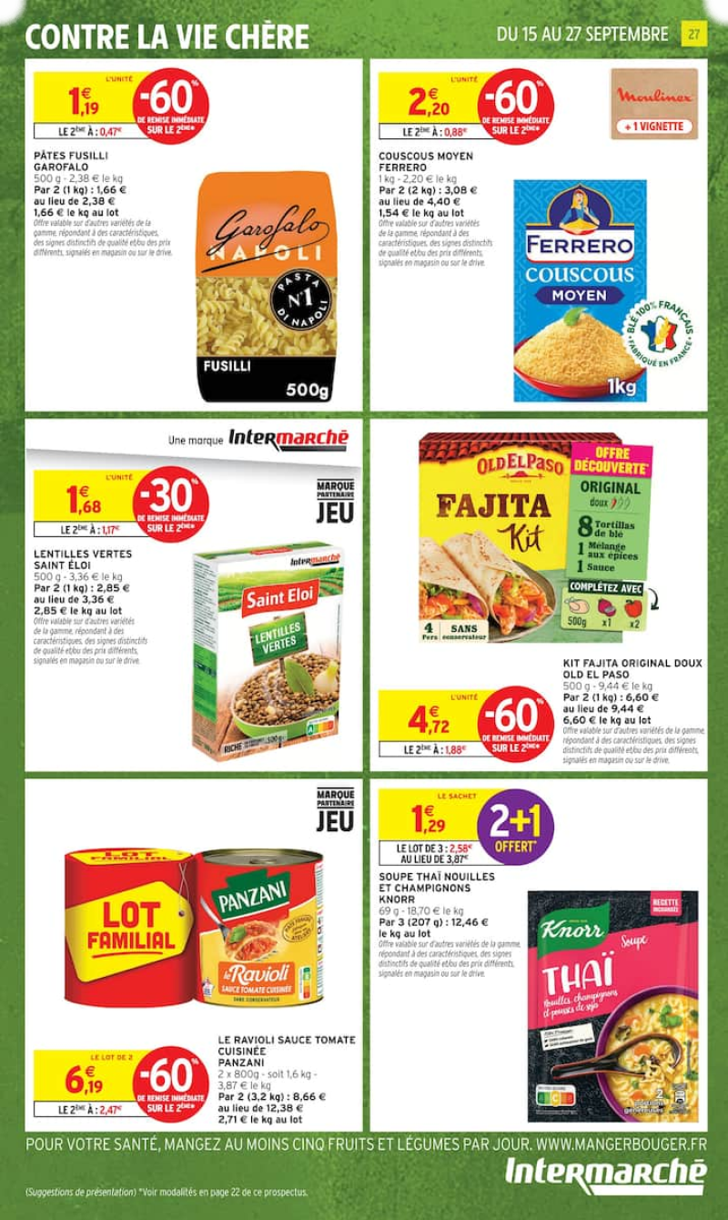 Intermarché Super catalogue du 15/09 au 28/09/2026 – page 27