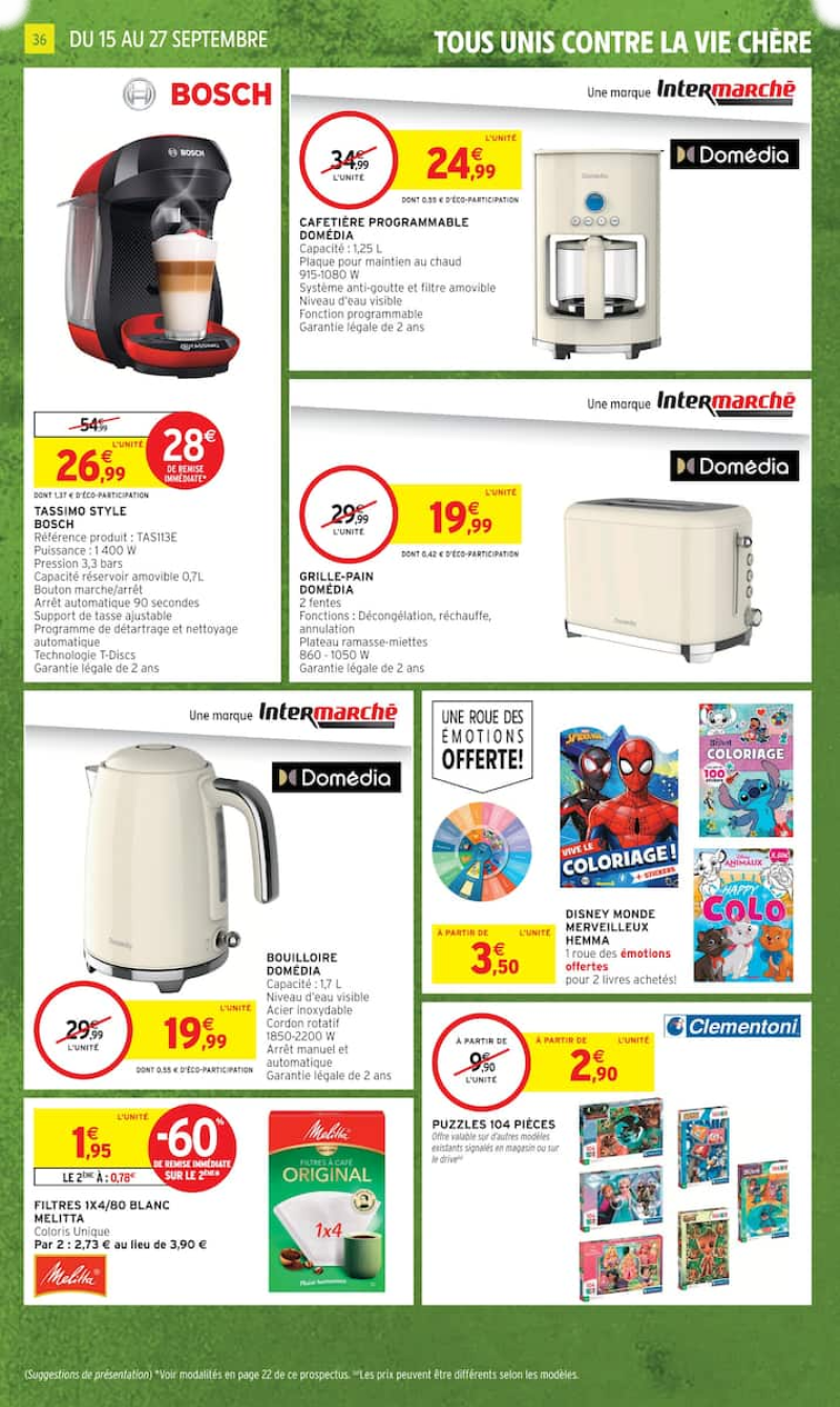 Intermarché Super catalogue du 15/09 au 28/09/2026 – page 36