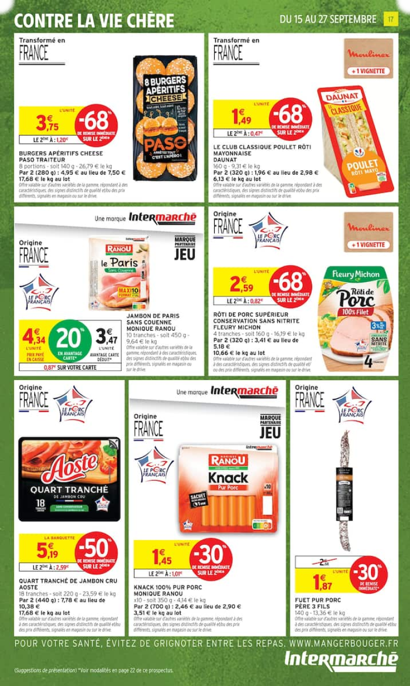Intermarché Super catalogue du 15/09 au 28/09/2026 – page 17