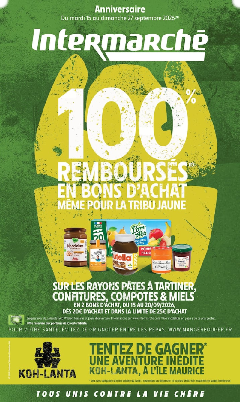Intermarché Super catalogue du 15/09 au 28/09/2026 – page 1