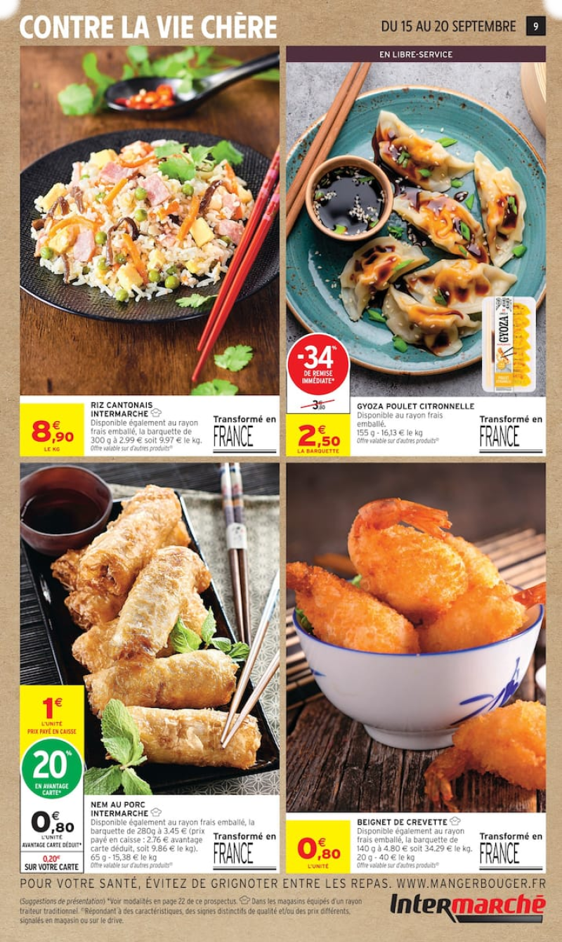 Intermarché Super catalogue du 15/09 au 28/09/2026 – page 9