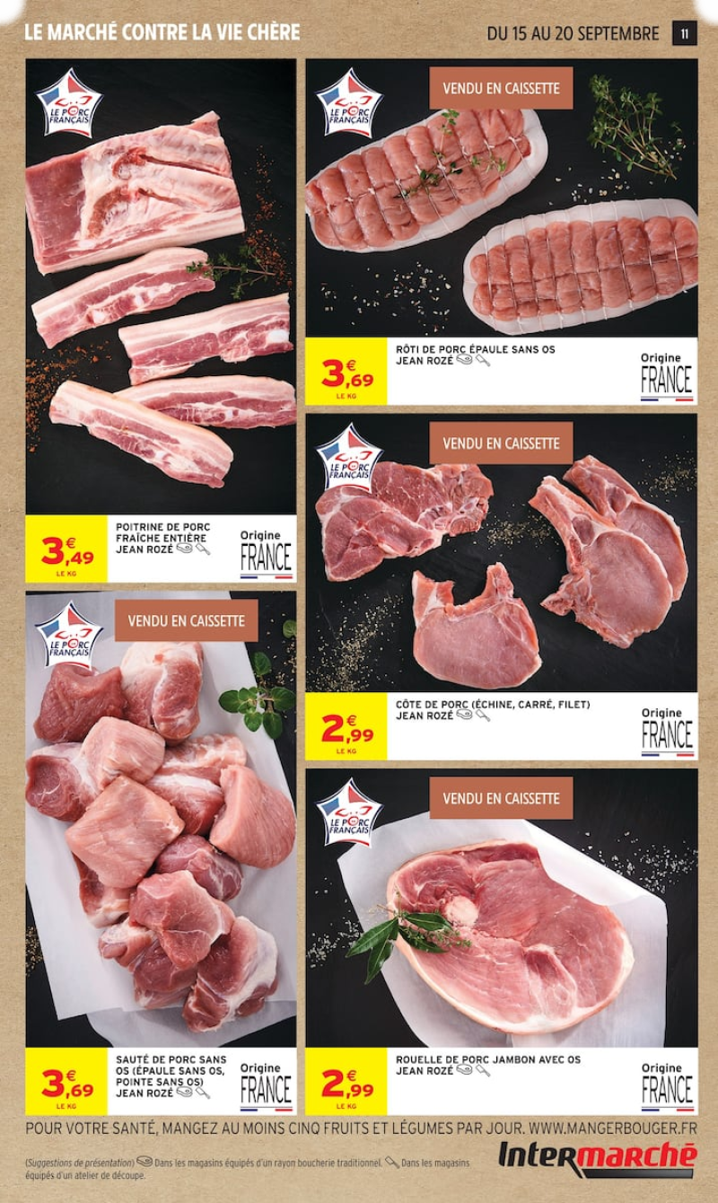 Intermarché Super catalogue du 15/09 au 28/09/2026 – page 11