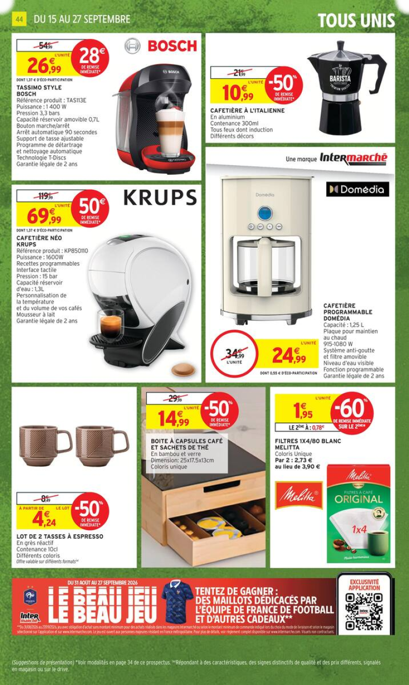 Intermarché Hyper catalogue du 15/09 au 28/09/2026 – page 44