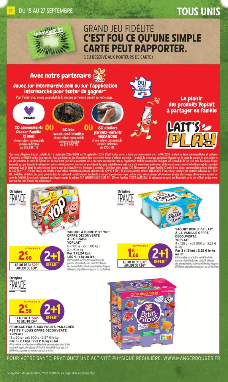 Intermarché Hyper catalogue du 15/09 au 28/09/2026 – page 22