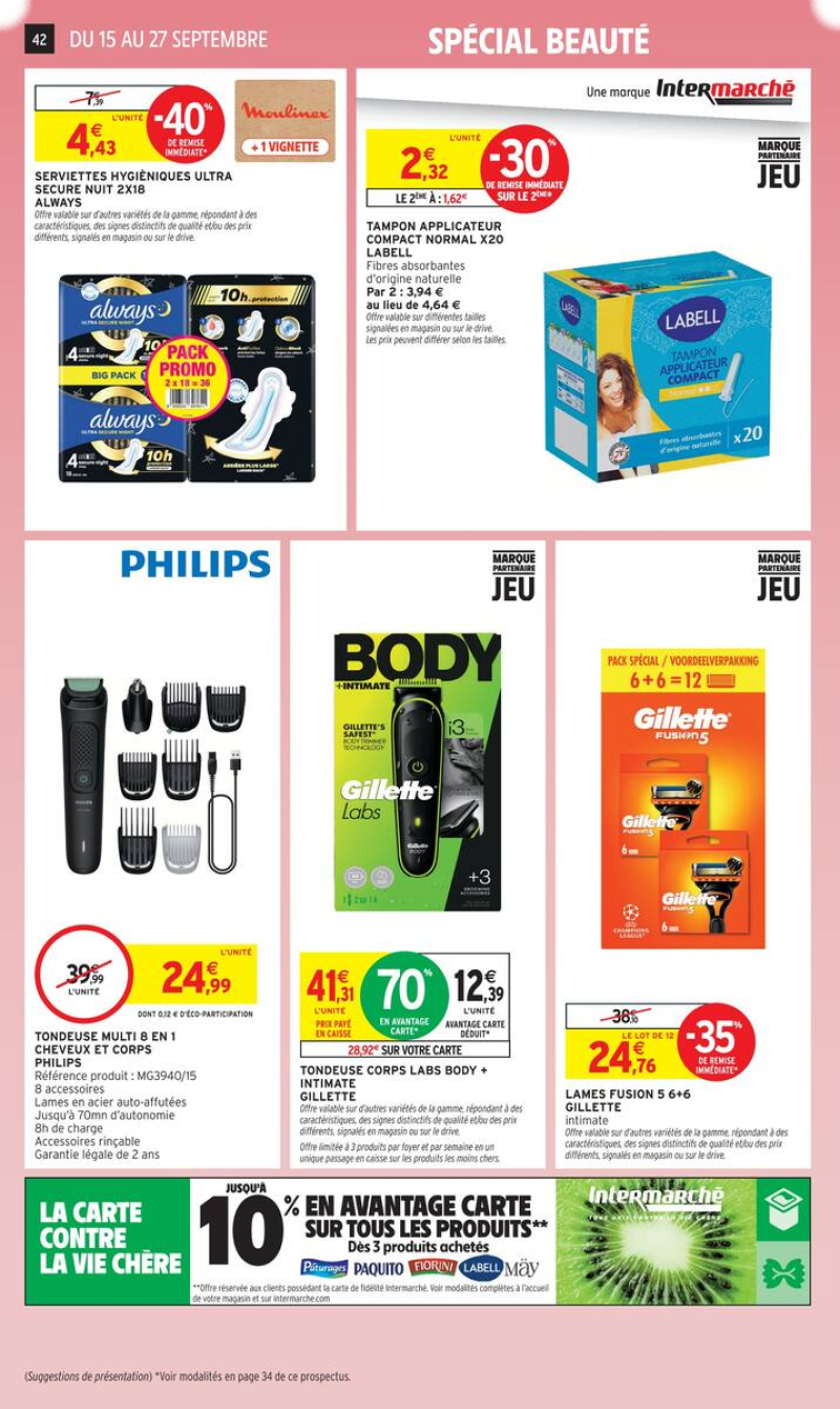 Intermarché Hyper catalogue du 15/09 au 28/09/2026 – page 42
