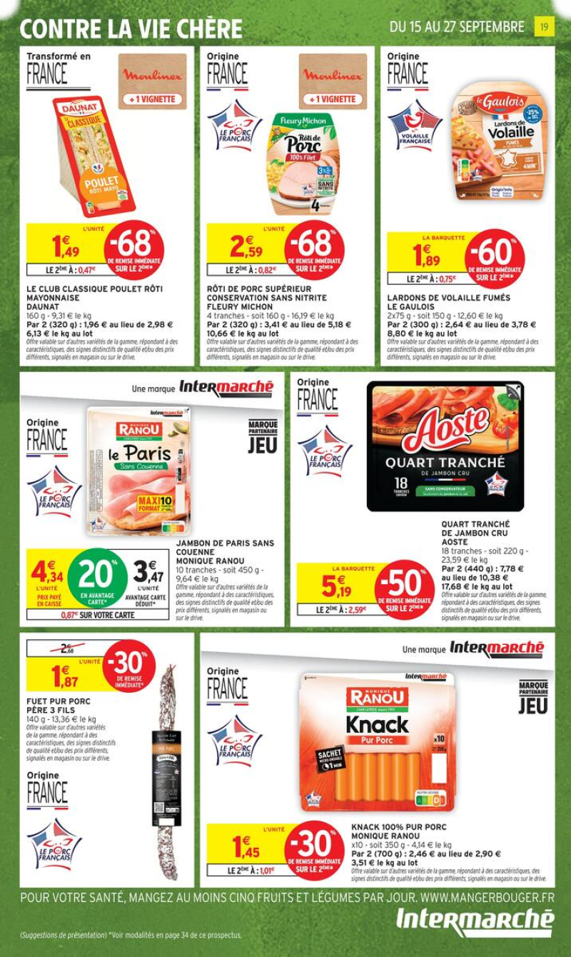 Intermarché Hyper catalogue du 15/09 au 28/09/2026 – page 19