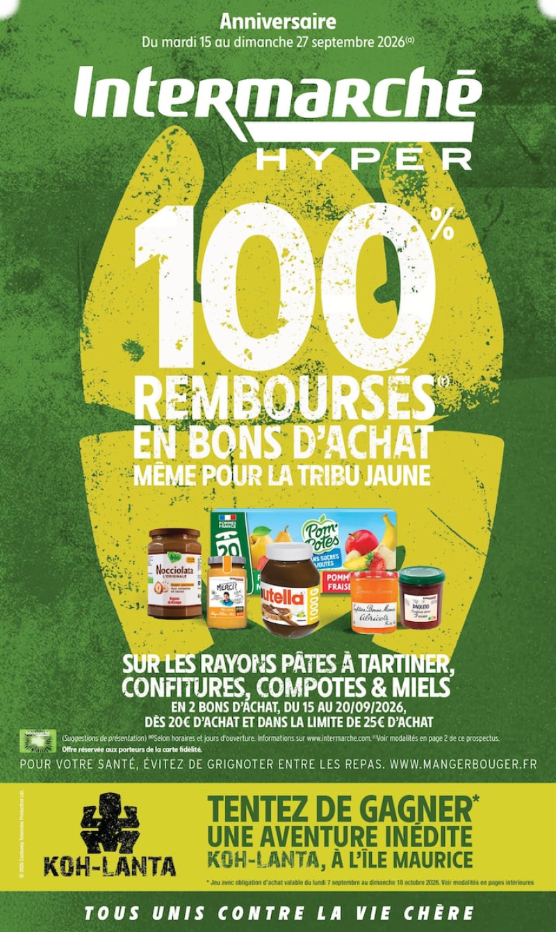 Intermarché Hyper catalogue du 15/09 au 28/09/2026 – page 1