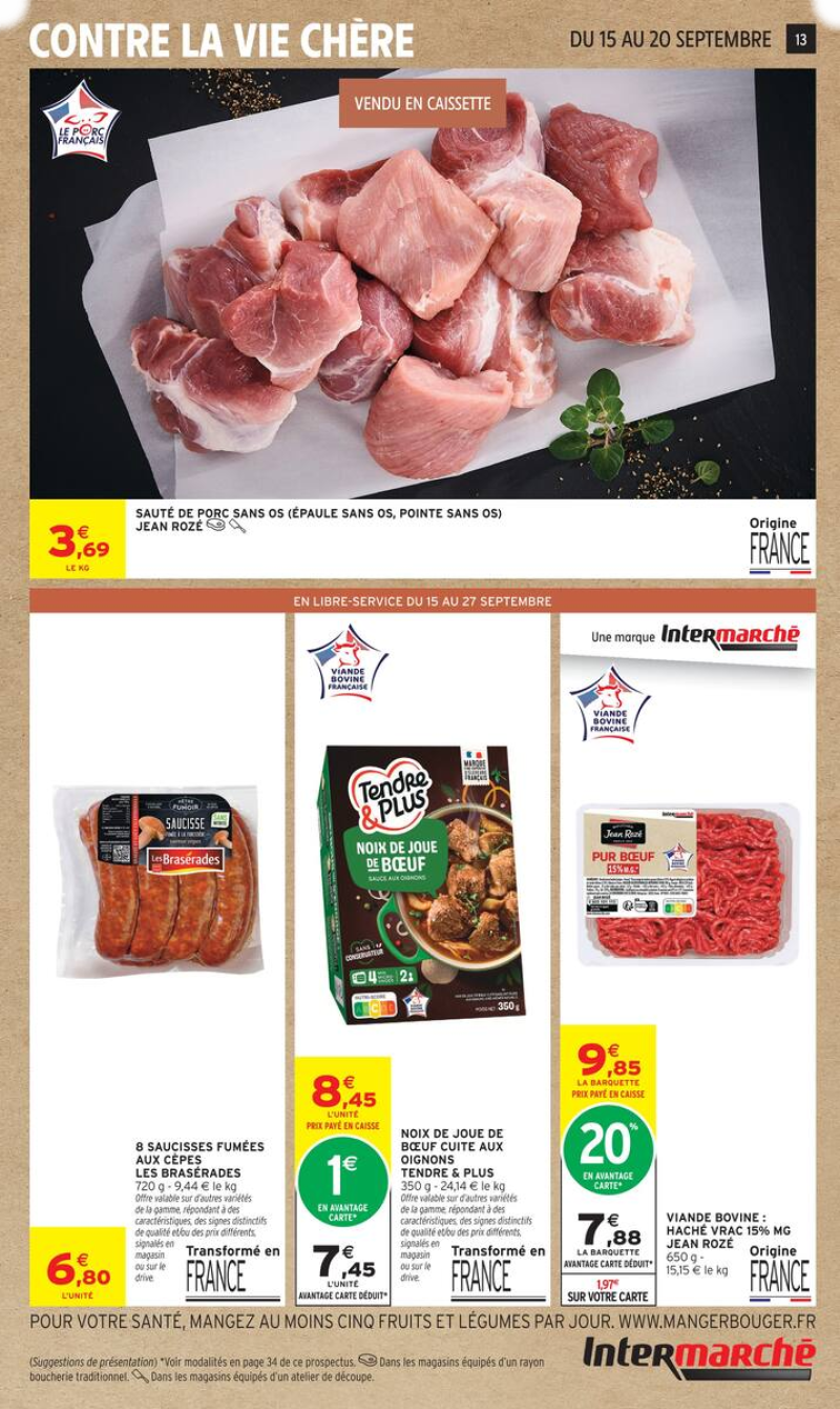 Intermarché Hyper catalogue du 15/09 au 28/09/2026 – page 13