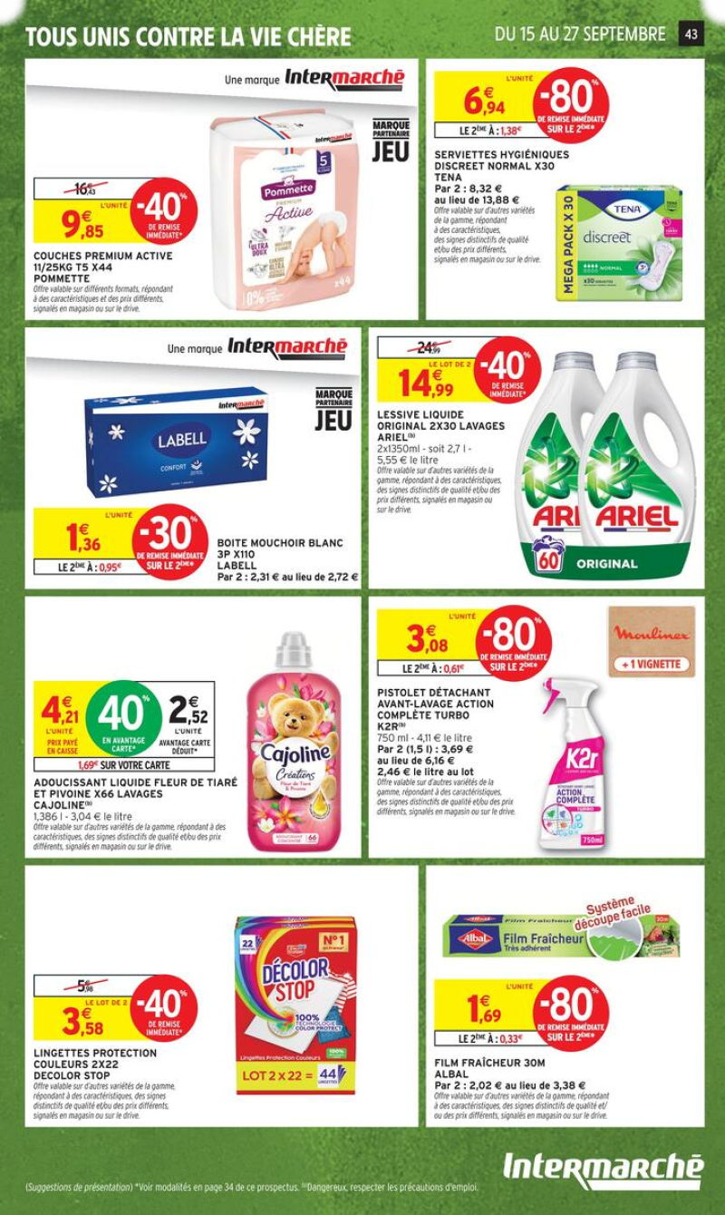 Intermarché Hyper catalogue du 15/09 au 28/09/2026 – page 43