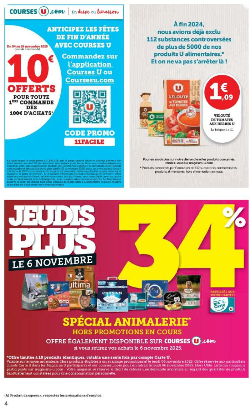 Hyper U catalogue du 31/10 au 08/11/2025 – page 4