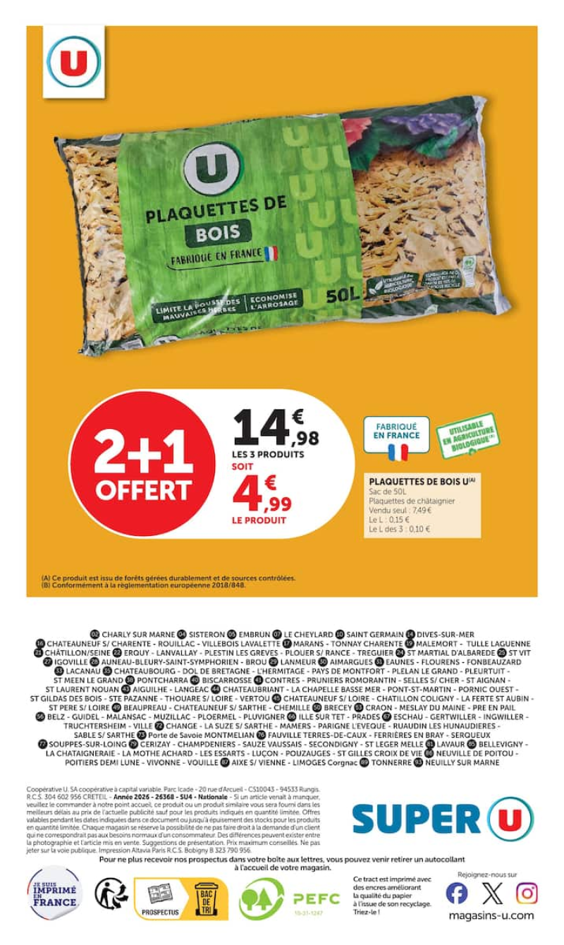 Super U catalogue du 15/09 au 28/09/2026 – page 16