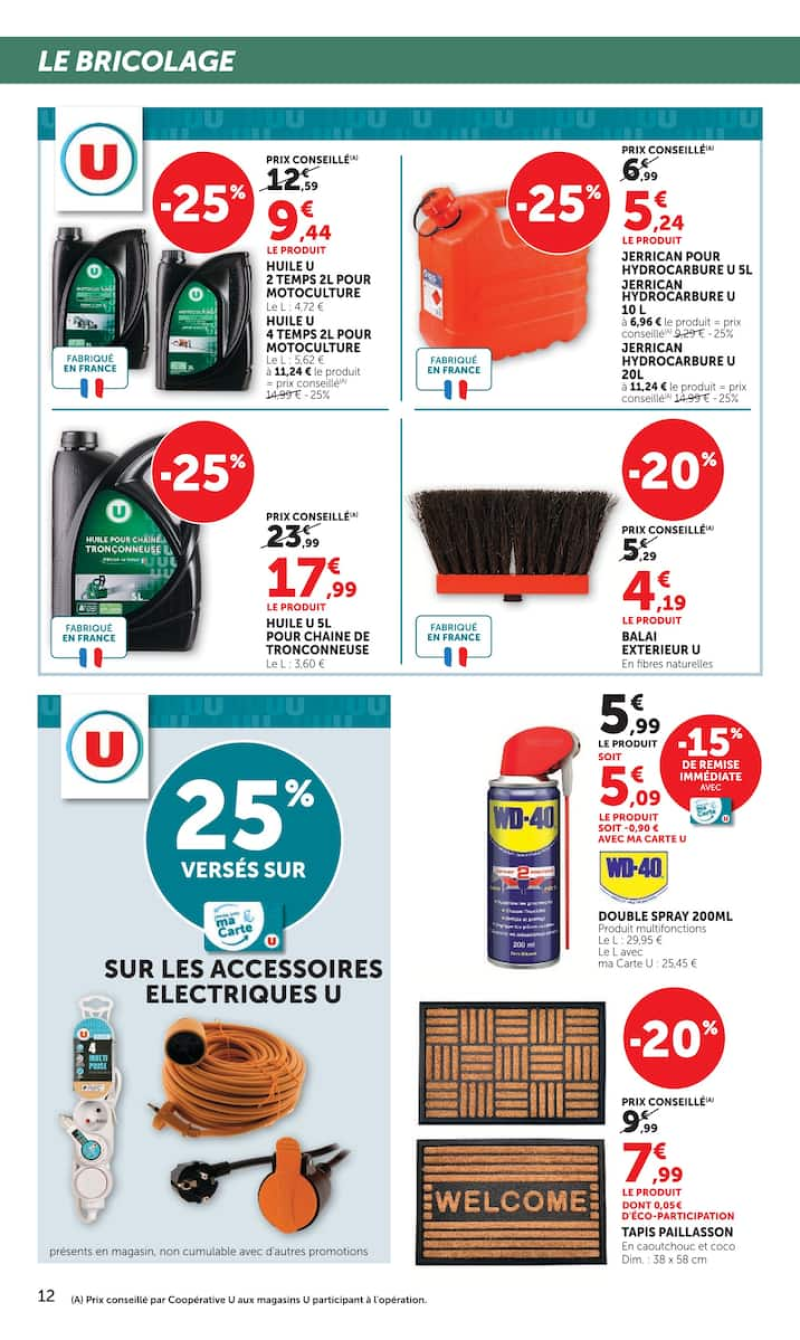 Super U catalogue du 15/09 au 28/09/2026 – page 12