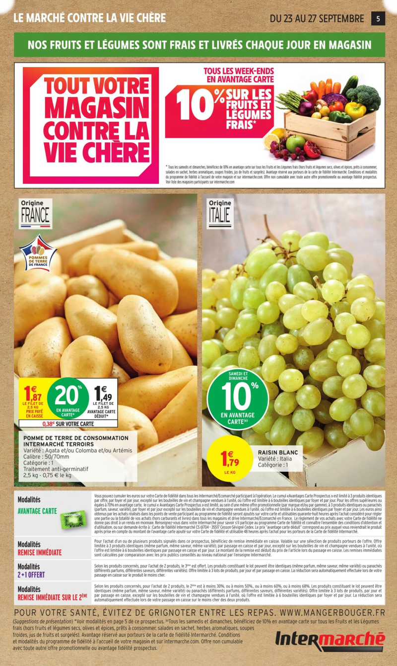 Intermarche catalogue du 23/09 au 06/10/2025 – page 5