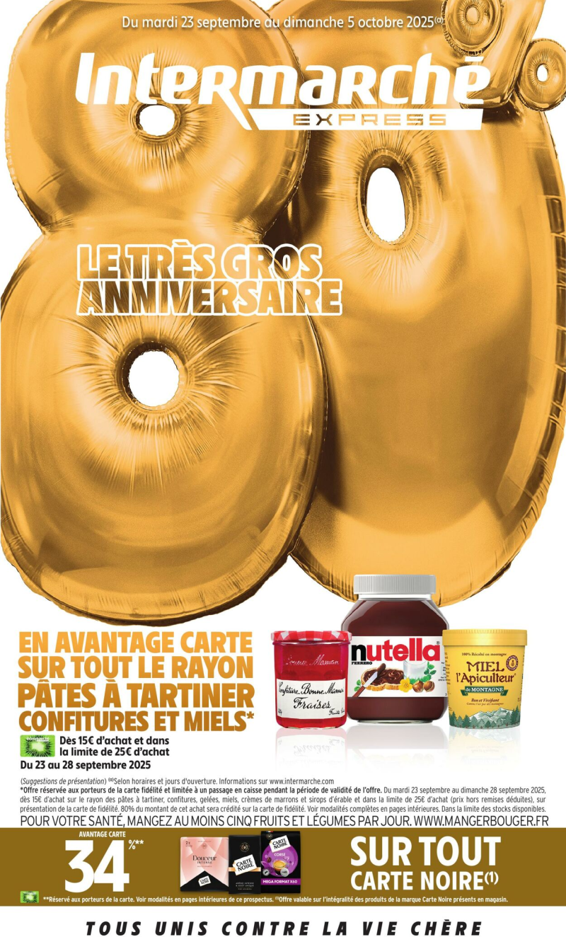 Intermarche catalogue du 23/09 au 06/10/2025 – page 1