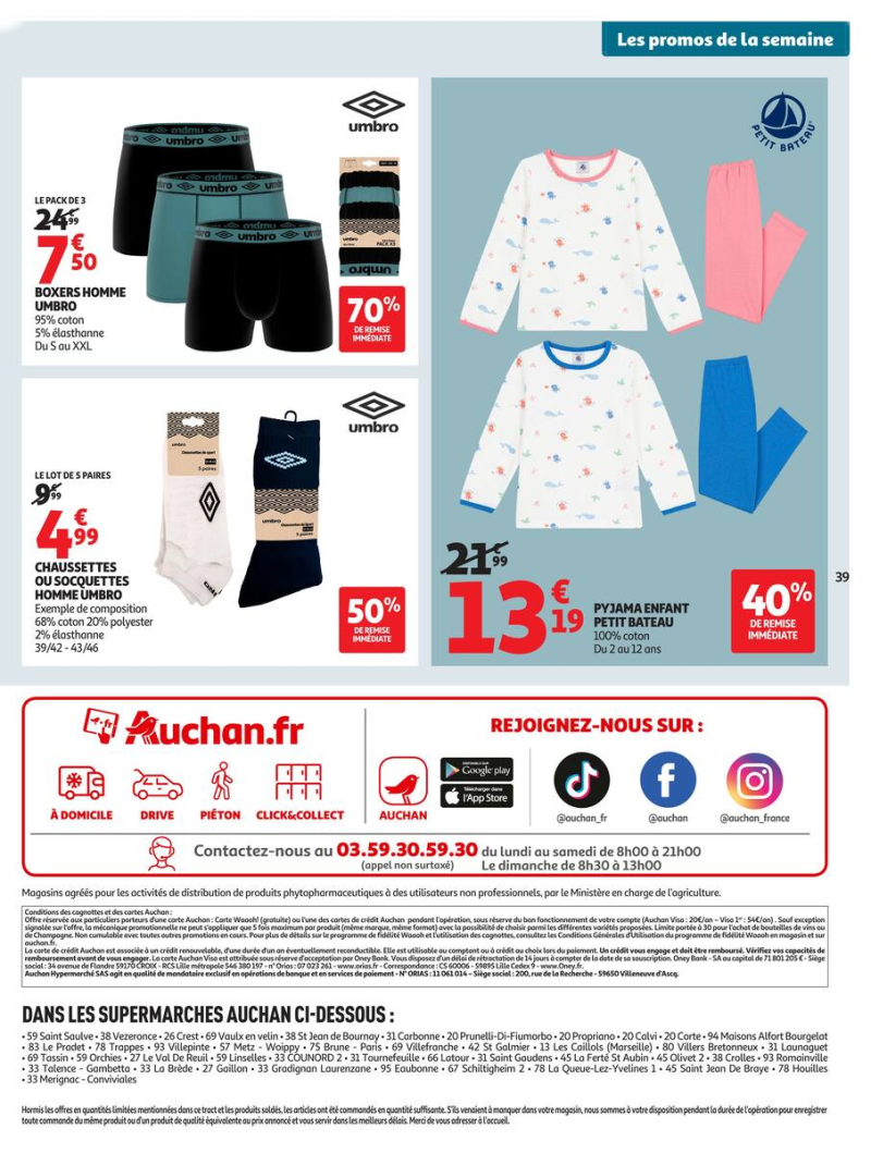 Auchan Supermarché catalogue du 15/09 au 27/09/2026 – page 39