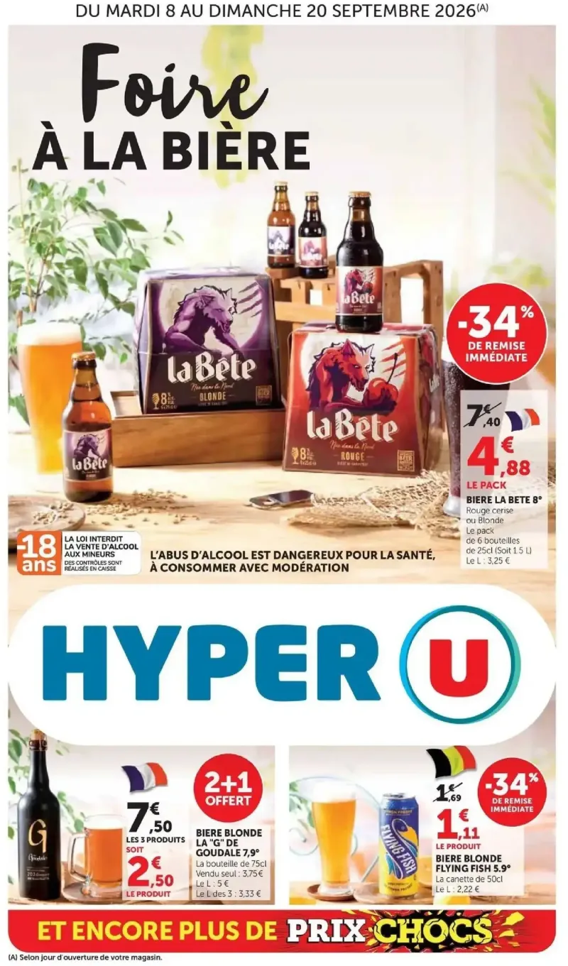 Hyper U catalogue du 08/09 – page 1
