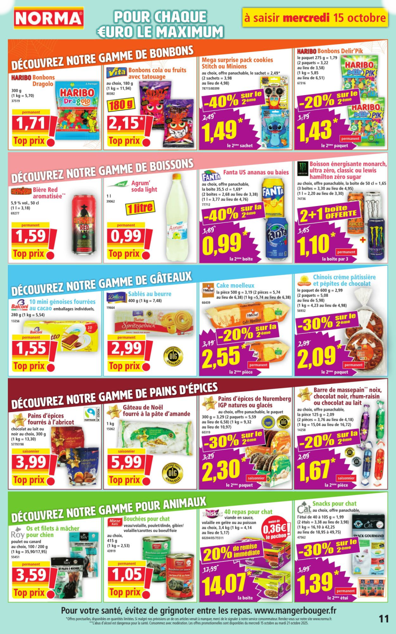Norma catalogue du 15/10 au 22/10/2025 – page 11
