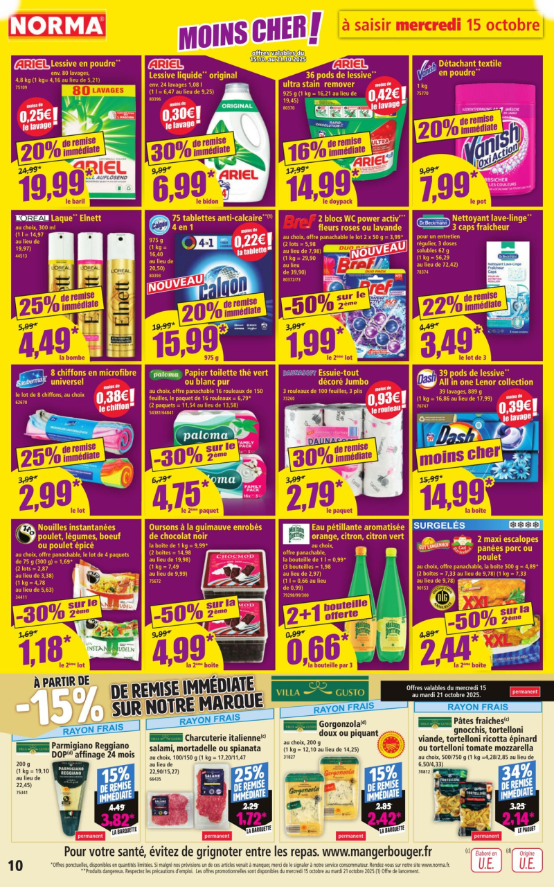 Norma catalogue du 15/10 au 22/10/2025 – page 10