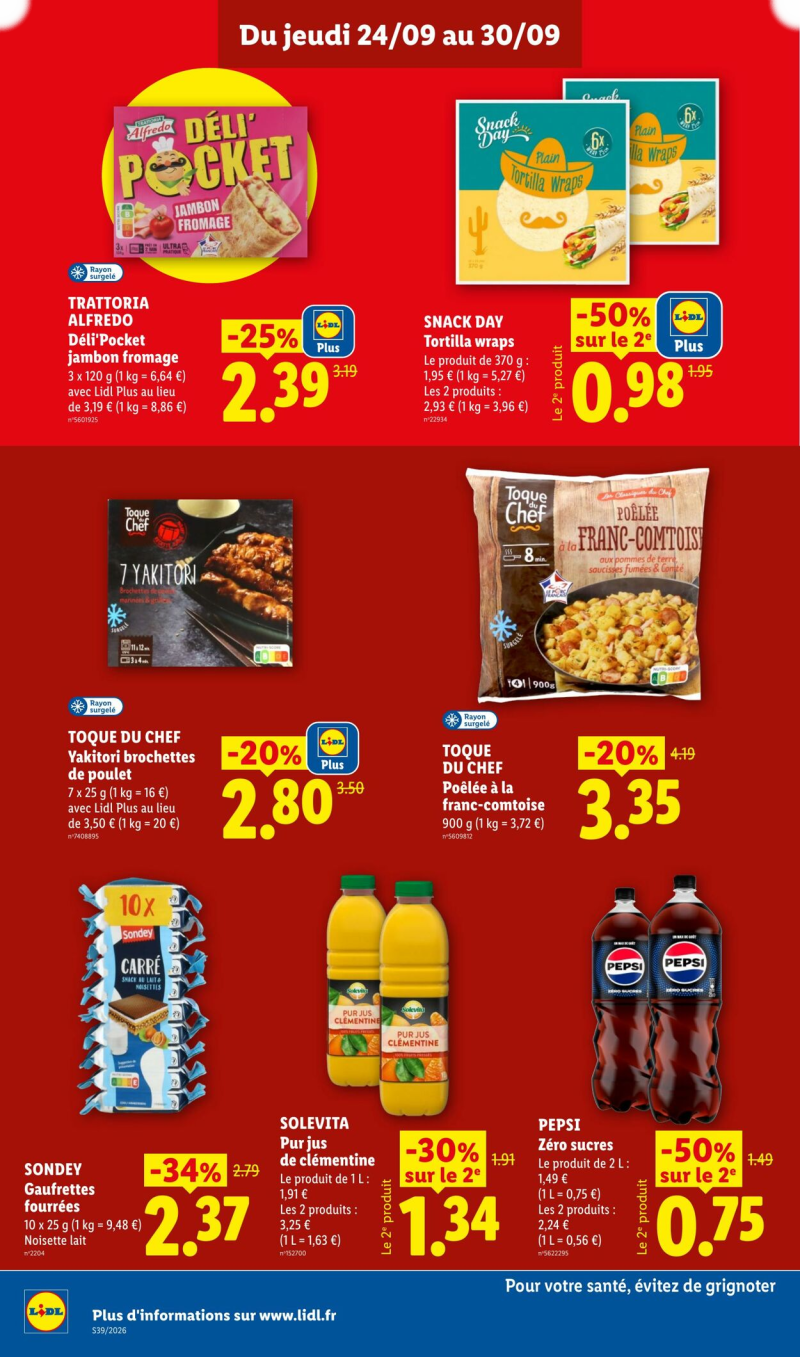 Lidl catalogue du 20/09 au 01/10/2026 – page 14