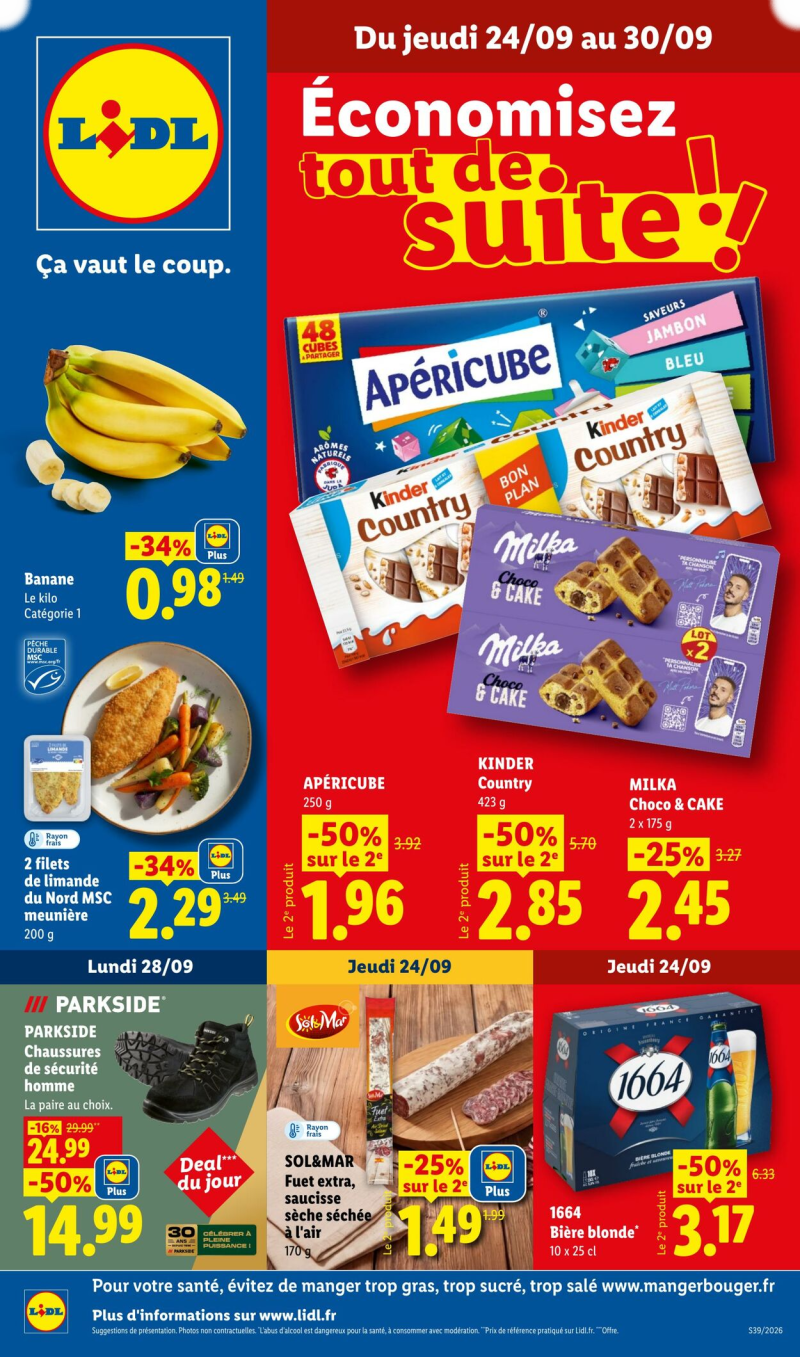 Lidl catalogue du 20/09 au 01/10/2026 – page 1
