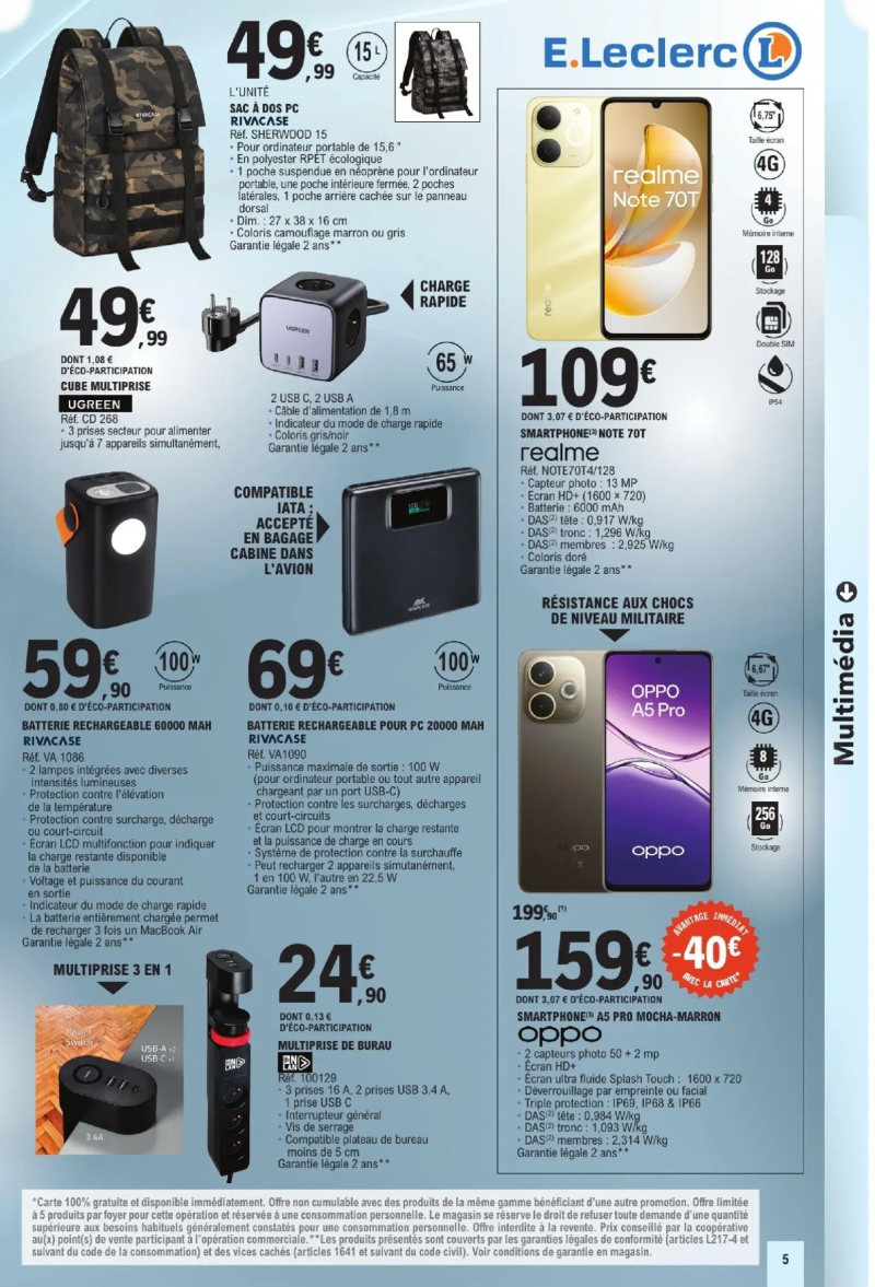 E.Leclerc catalogue du 08/09 – page 5