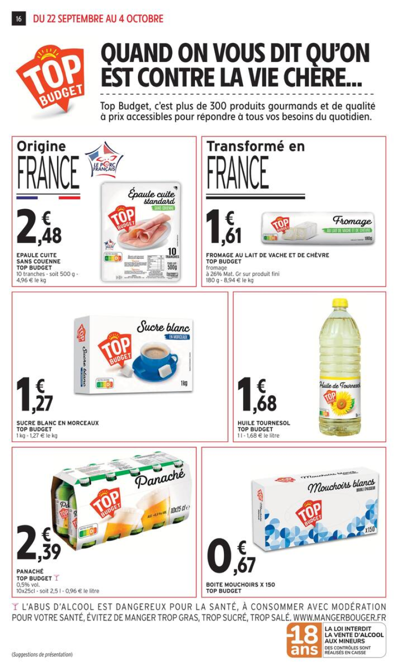 Intermarché Hyper catalogue du 22/09 au 05/10/2026 – page 16