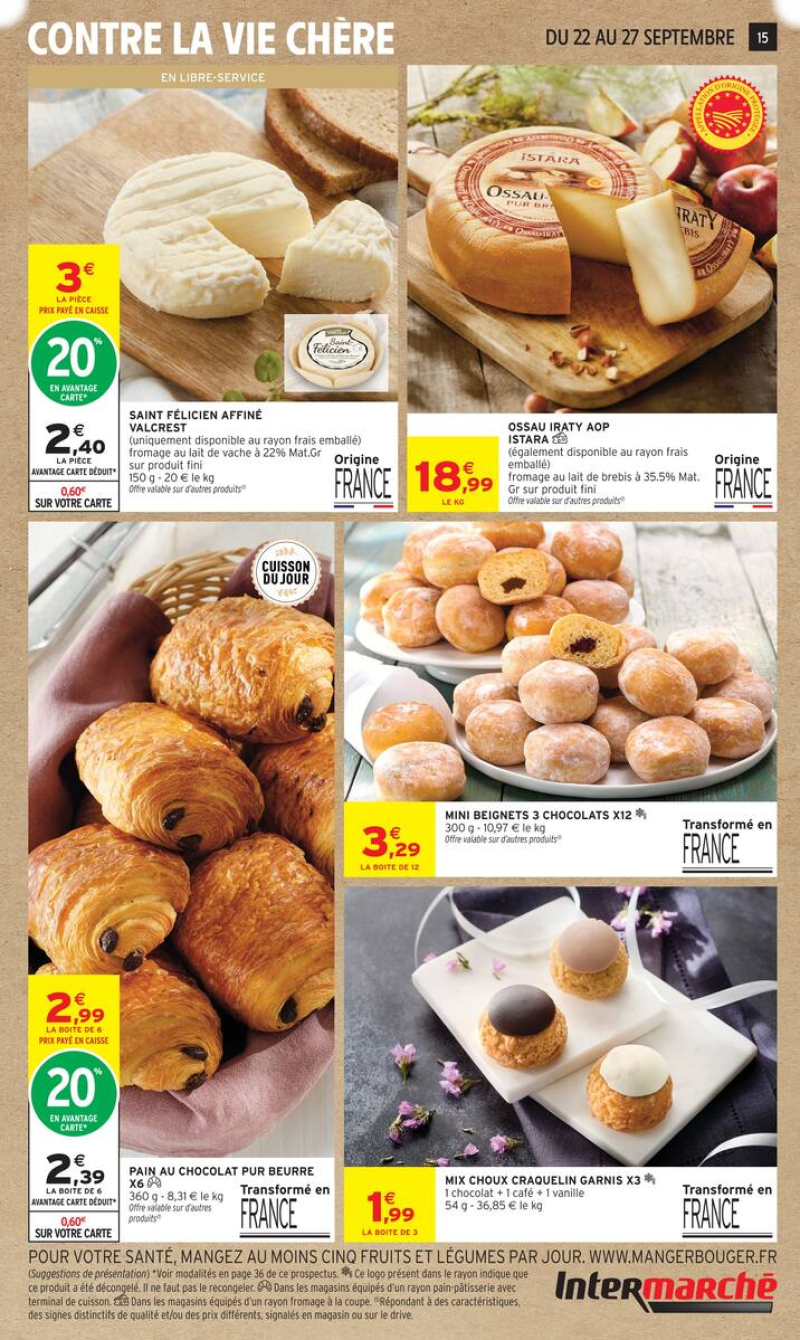 Intermarché Super catalogue du 22/09 au 05/10/2026 – page 15