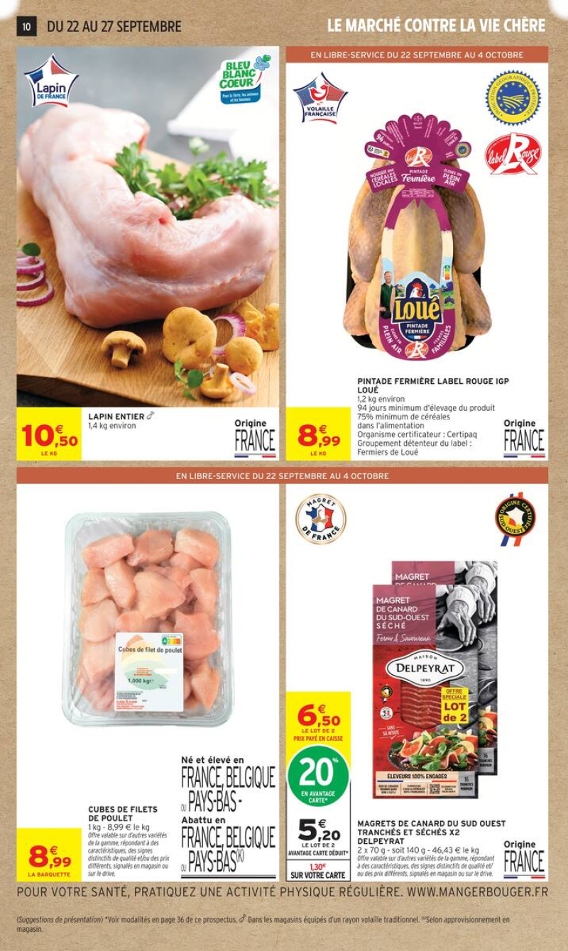 Intermarché Super catalogue du 22/09 au 05/10/2026 – page 10