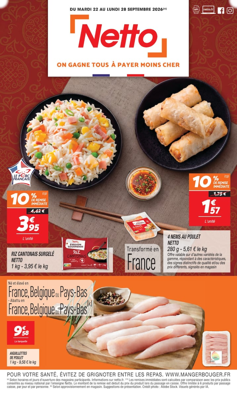 Netto catalogue du 22/09 au 29/09/2026 – page 1