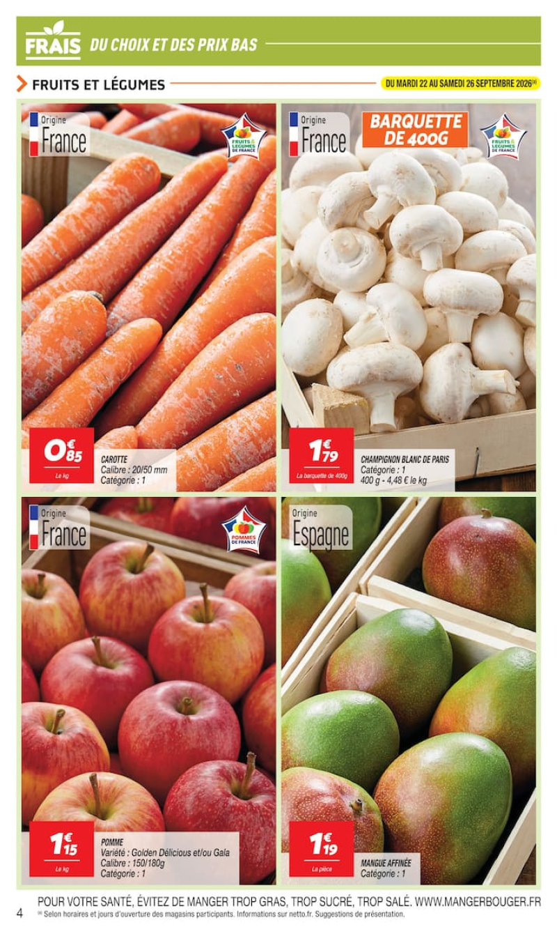 Netto catalogue du 22/09 au 29/09/2026 – page 4
