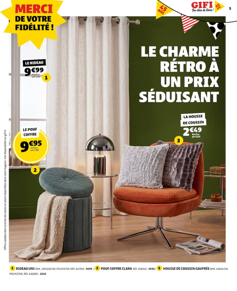 Gifi catalogue du 18/09 au 28/09/2026 – page 5