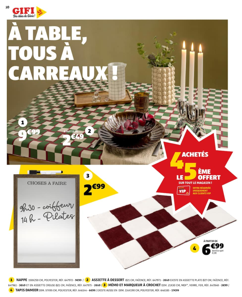 Gifi catalogue du 18/09 au 28/09/2026 – page 10