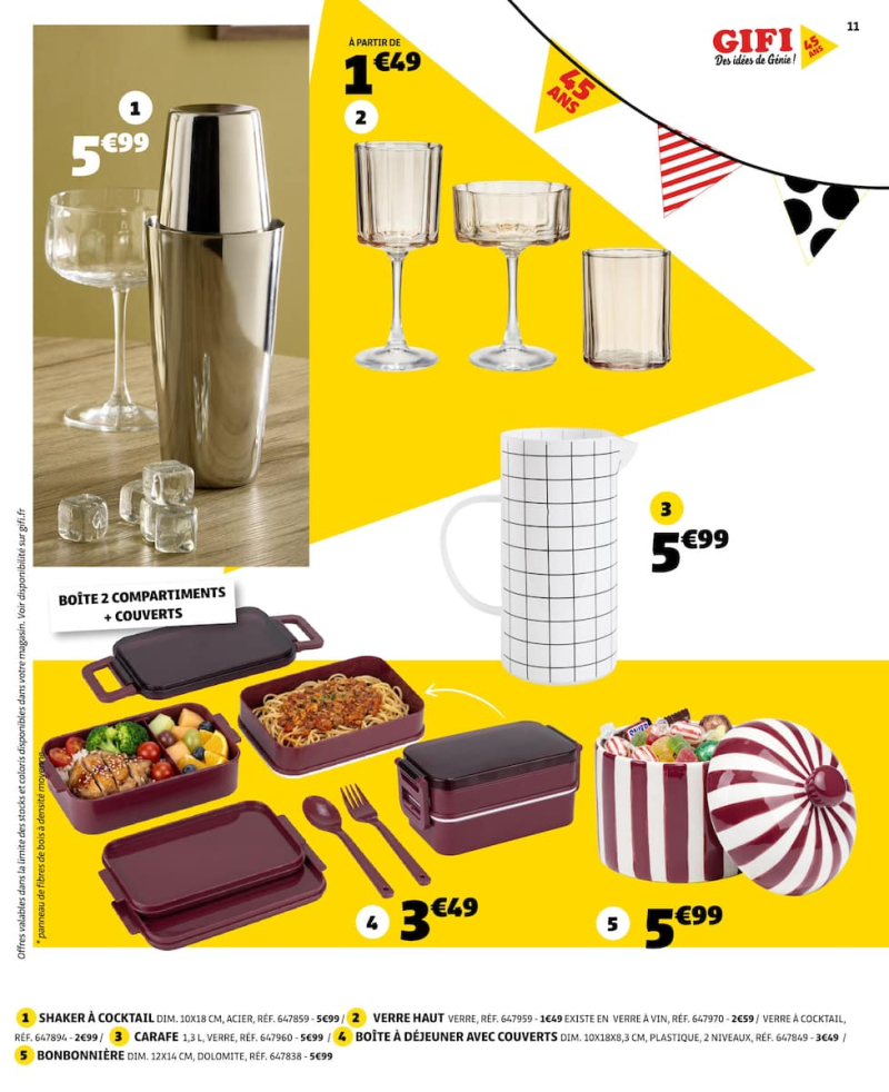 Gifi catalogue du 18/09 au 28/09/2026 – page 11
