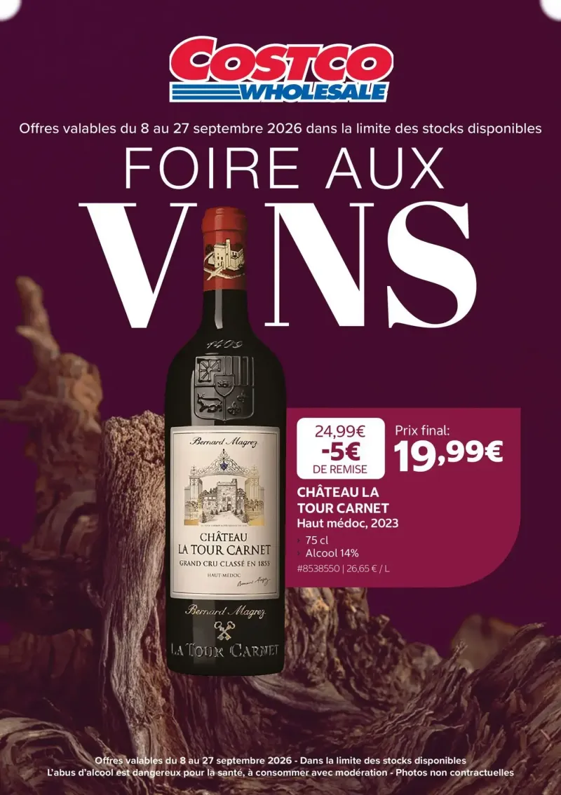Costco catalogue du 08/09 – page 1