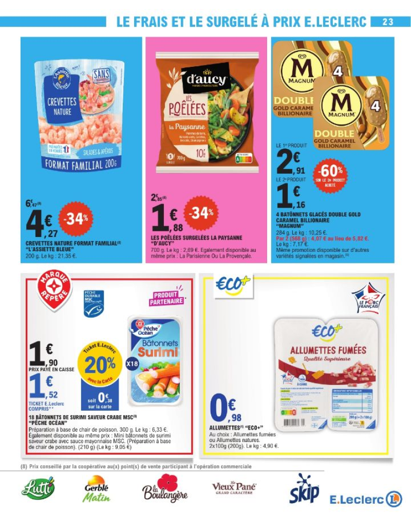 E.Leclerc catalogue du 22/09 au 04/10/2026 – page 23