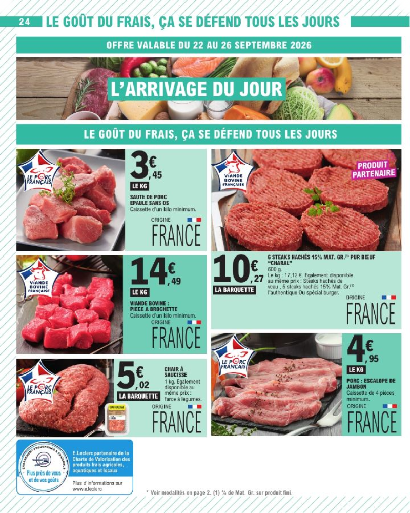 E.Leclerc catalogue du 22/09 au 04/10/2026 – page 24