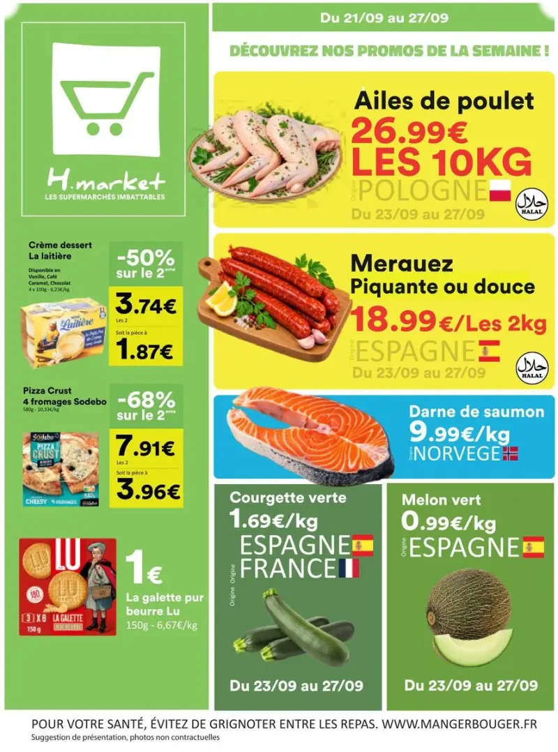 Hmarket catalogue du 21/09 au 28/09/2026 – page 1