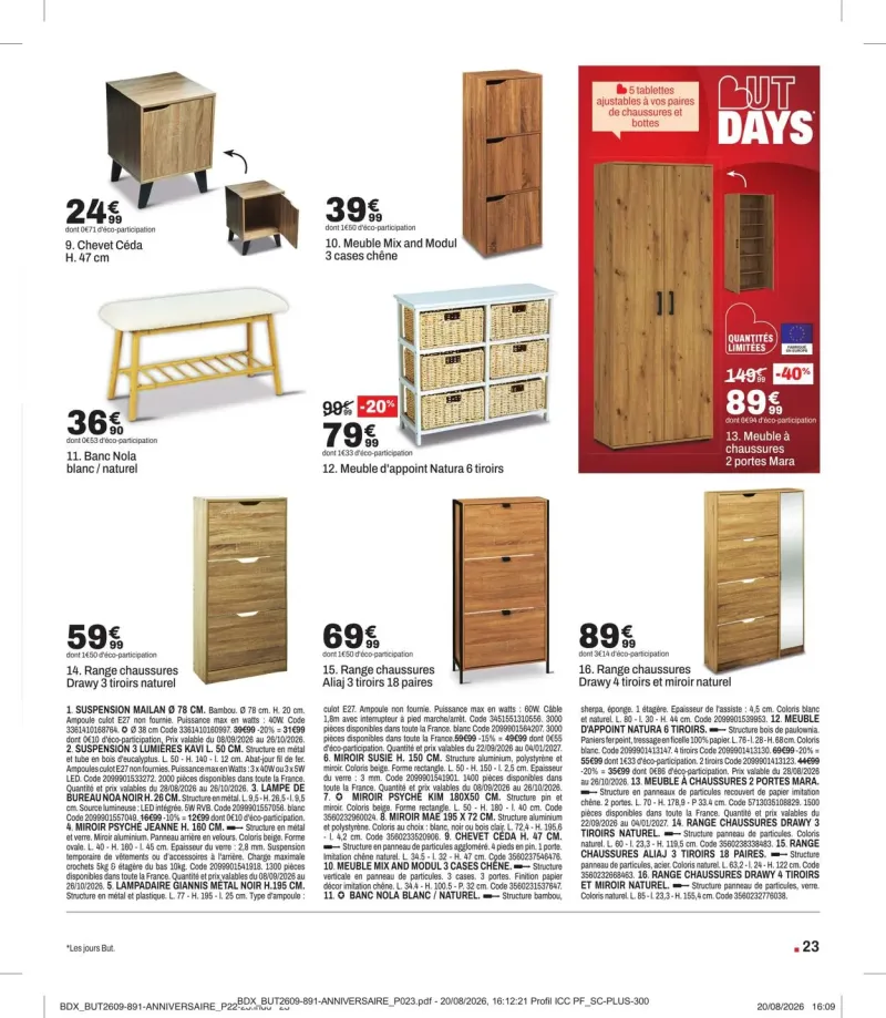 But catalogue du 22/09 au 01/10/2026 – page 23