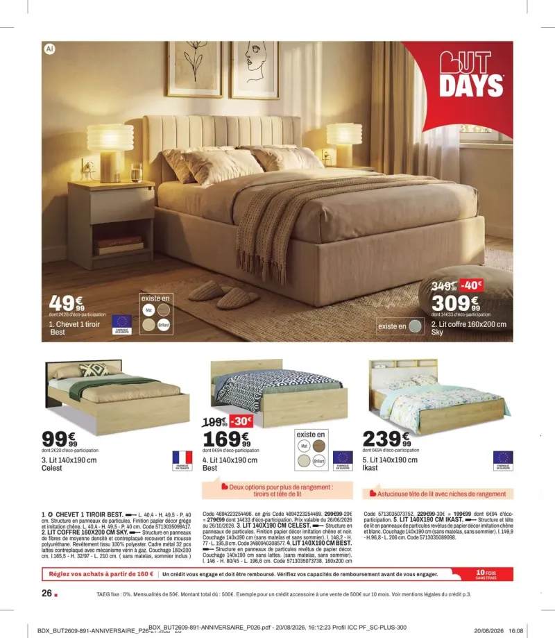 But catalogue du 22/09 au 01/10/2026 – page 26