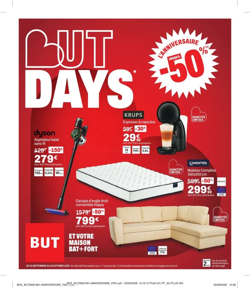 But catalogue du 22/09 au 01/10/2026 – page 1