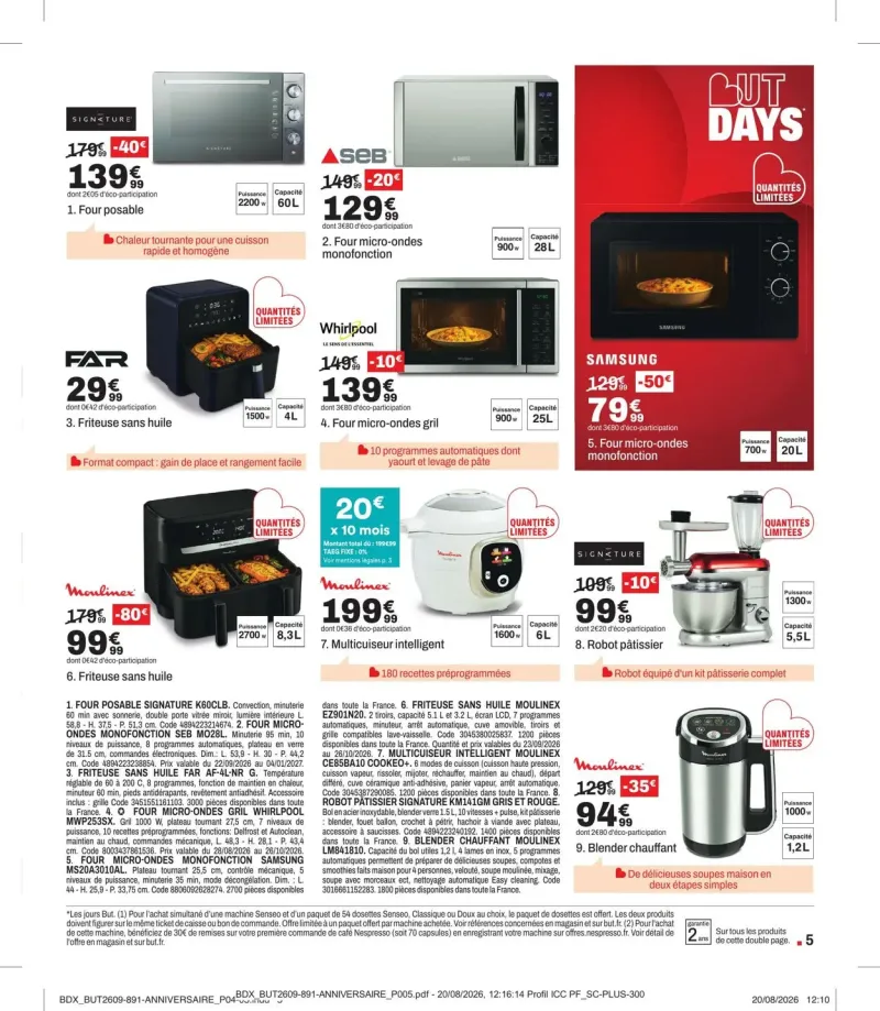 But catalogue du 22/09 au 01/10/2026 – page 5