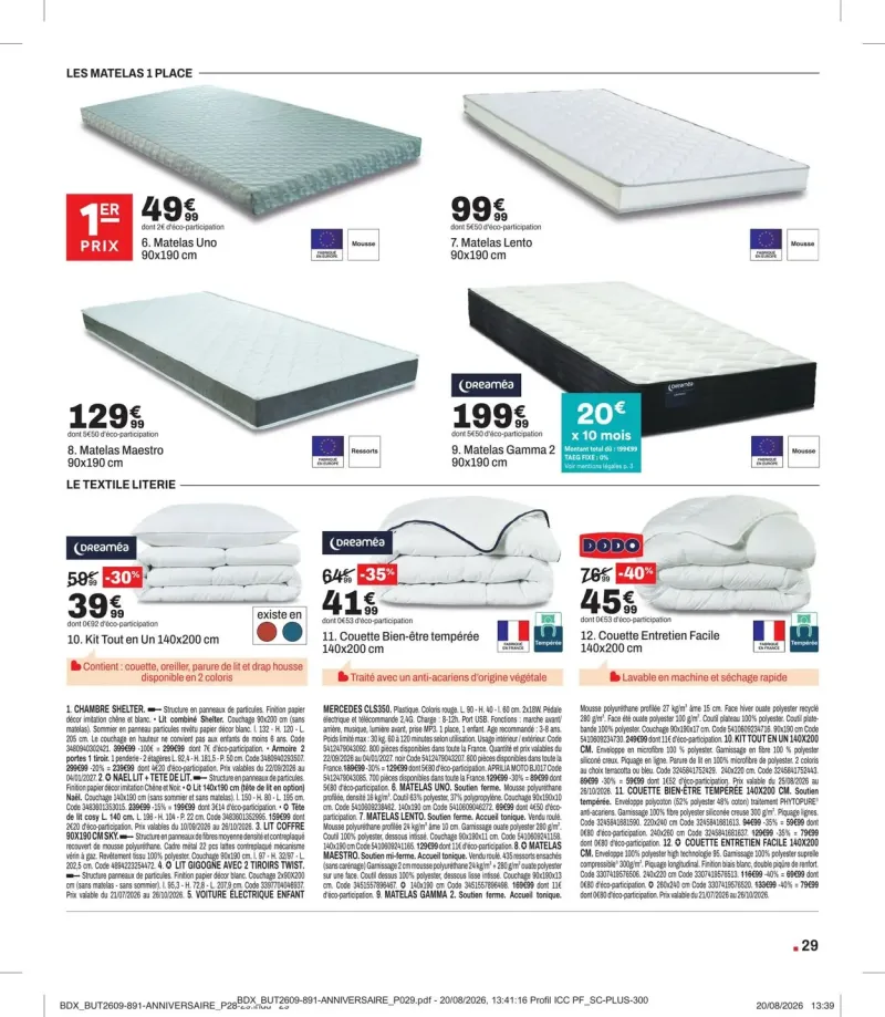 But catalogue du 22/09 au 01/10/2026 – page 29