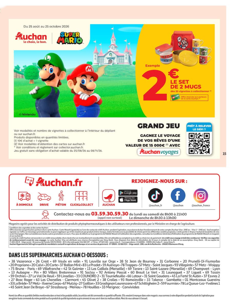 Auchan Supermarché catalogue du 22/09 au 27/09/2026 – page 15