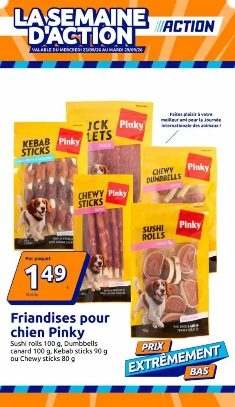 Action catalogue du 23/09 au 02/10/2026 – page 1