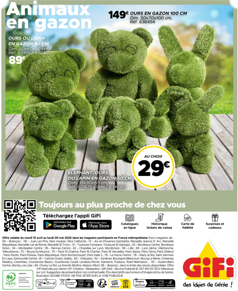 Gifi catalogue du 08/04 au 06/05/2025 – page 32