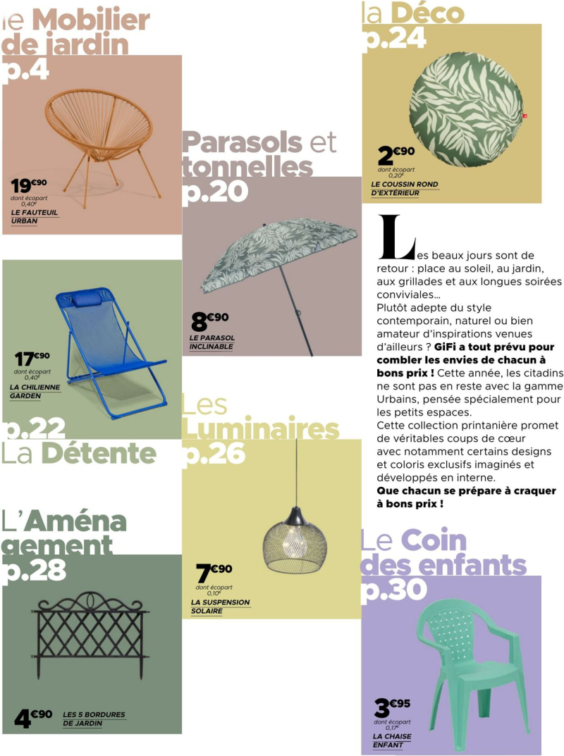 Gifi catalogue du 08/04 au 06/05/2025 – page 2