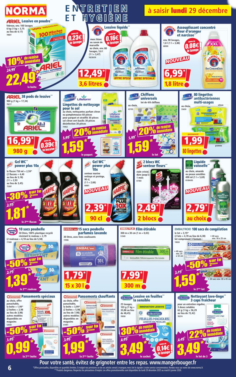Norma catalogue du 29/12 au 05/01/2026 – page 6