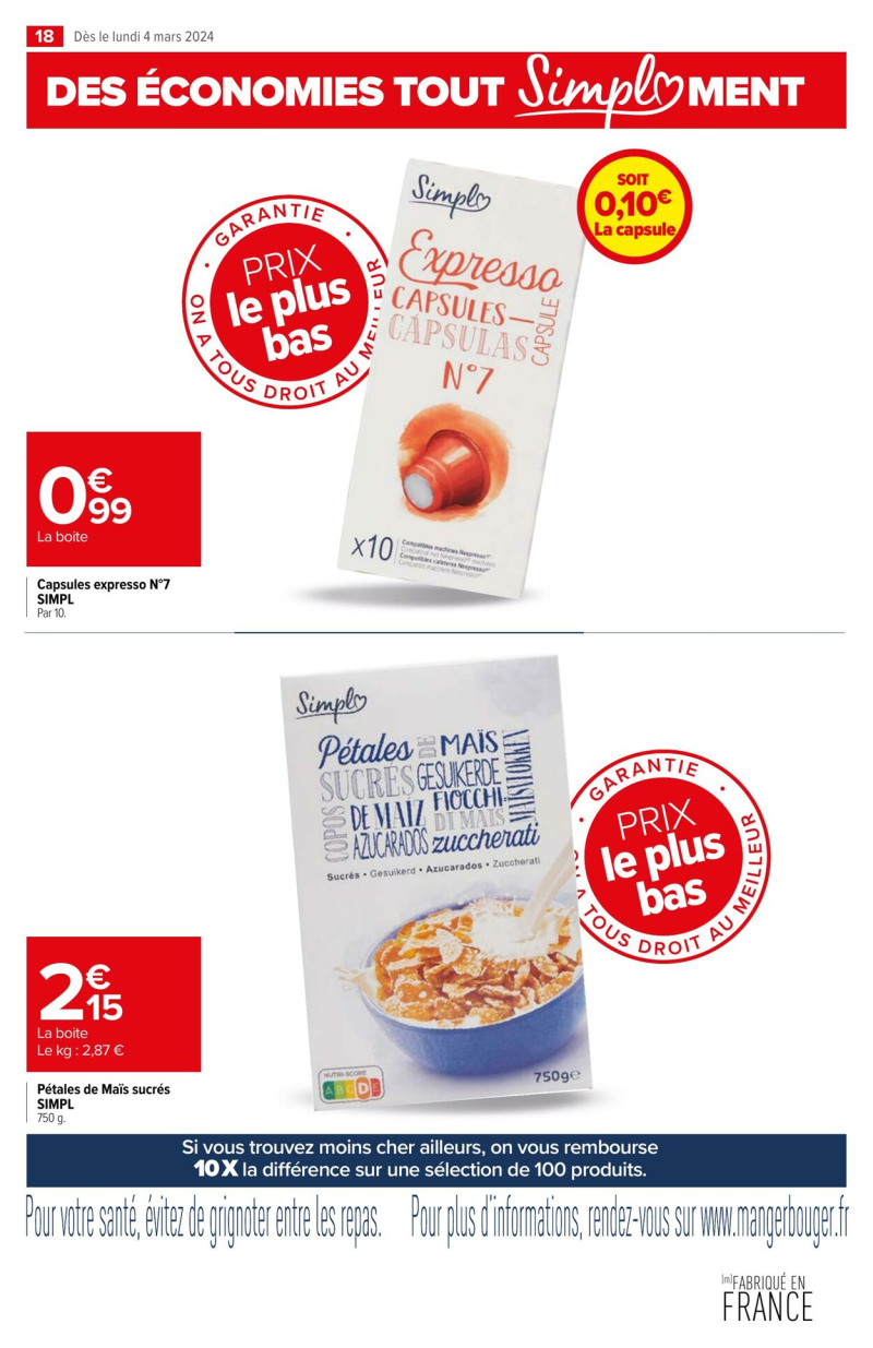 Carrefour Market catalogue du 04/03 au 31/12/2024 – page 18