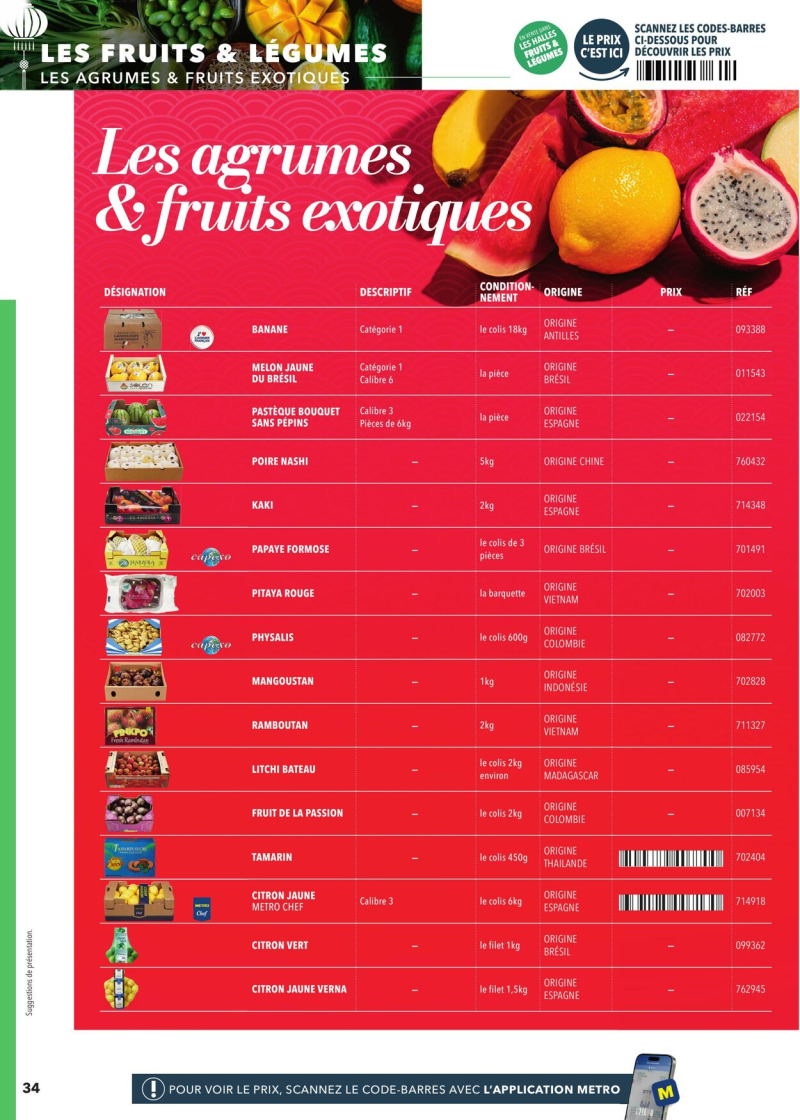 Metro catalogue du 19/12 au 03/01/2026 – page 34